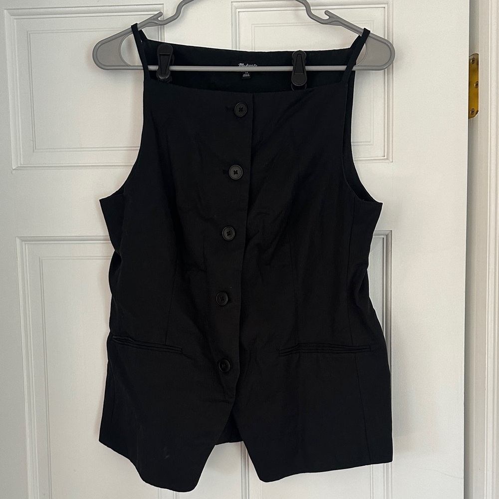 Madewell Top size 10 - square neck vest